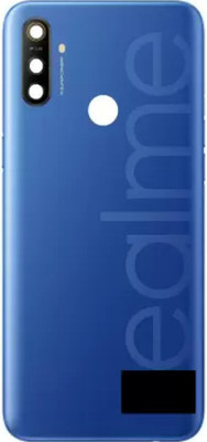 SRaccessories Realme Narzo 10A (with Proper Logo) Back Panel(Blue)