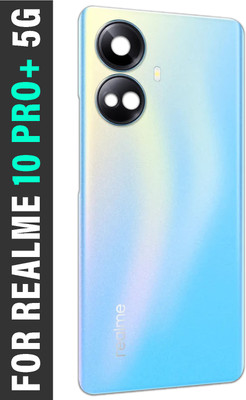 SUFO Realme 10 Pro+ Plus 5G With Camera Glass Back Panel(Nebula Blue)