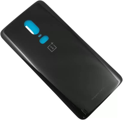MOBI WORLD OnePlus 6 Back Panel(Black)