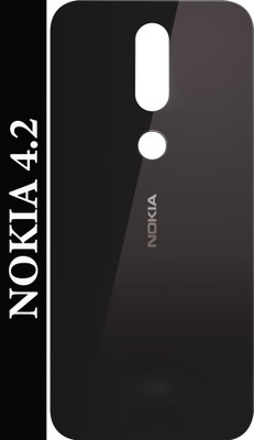 Flipkart SmartBuy Nokia 4.2 (GLASS) Back Panel(Black)