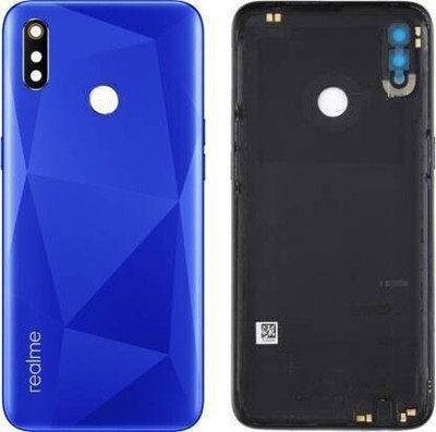 SRaccessories Realme 3i Back Panel(blue)