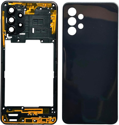 AAA Spares For Samsung galaxy A32 5g (with body housing key, middle ring) Full Panel(Black)