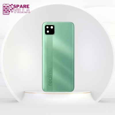 Sparevilla REALME C11 Back Door Glass Replacement Mobile Back Panel(green)