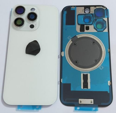 FixHub iPhone 16 Pro BACK PANEL COMPATIBLE Back Panel(WHITE)