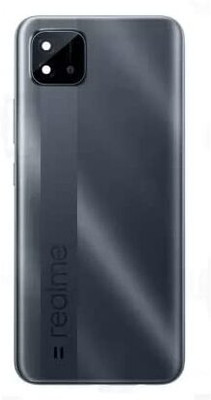 AAA Spares For Realme C20 Back Glass Back Panel(Grey)