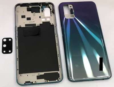 SPAREASP Oppo A5 2020 Back Door Housing Body with Middle Ring (Middle Ring + Back Panel) Blue Back Panel(Blue) SPAREASP Oppo A5 2020 Back Door Housing Body with Middle Ring (Middle Ring + Back Panel) Blue Back Panel(Blue)