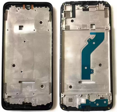 Sandreezz Itel A48 (Original Front Housing LCD Frame) Front Panel(Black)