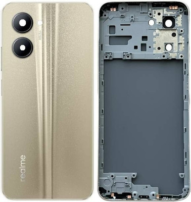 SRaccessories Realme C33 (Housing Body) (Side Keys with Middle Body) Full Panel(Sandy Gold)