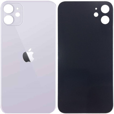 Kraze4blaze Apple iPhone 11 (Best Quality)(With Proper Logo)(Glass) Back Panel(Purple)