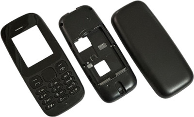 imbi Nokia 105 2017 Single SIM Front Back Body With Keypad Full Panel(Black)