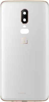 GLAXONIC GLAXONIC OnePlus 6(Glass) Back Panel(Silk White)