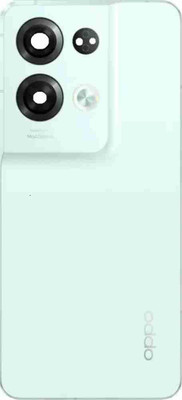 IncMart OPPO Reno 8 PRO BACK Glass panel Back Panel(Light Green)