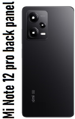 AL HAYY TRADERS Redmi Note 12 pro Back Panel(BLACK)
