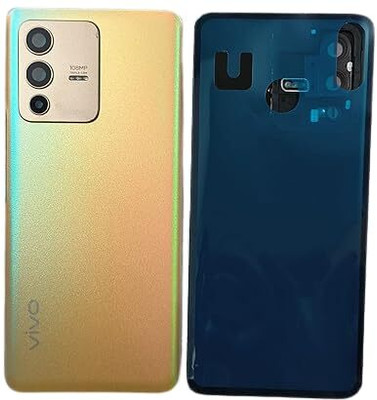 AceKing VIVO V23 PRO COMAPTIBLE AND ORIGINAL WITH CAMERA FRAME LENS BACK GLASS Back Panel(SUNSHINE GOLD)
