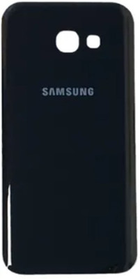 Sandreezz Samsung Galaxy A3 2017 / SM-A320 (with Proper Logo) (Glass) Back Panel(Black)
