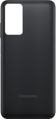 Sandreezz Samsung Galaxy A03s (with Proper Logo) Back Panel(Black)