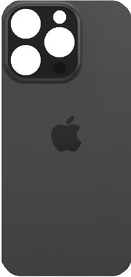 KezeMize Apple iPhone 16 Pro (Best Quality)(With Proper Logo)(Glass) Back Panel(Grey)