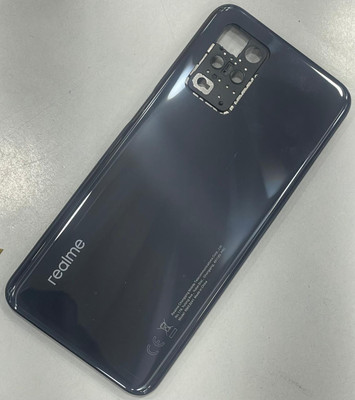 SRaccessories Realme 8 (5G) (Housing Body) (Side Keys with Middle Body) Full Panel(Supersonic Black)