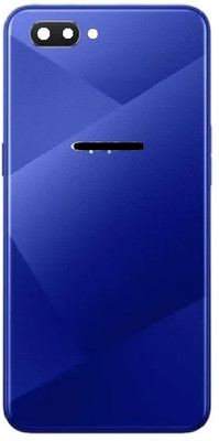 Kraze4blaze Oppo A3s (With Lens and Proper Logo) Back Panel(Blue)