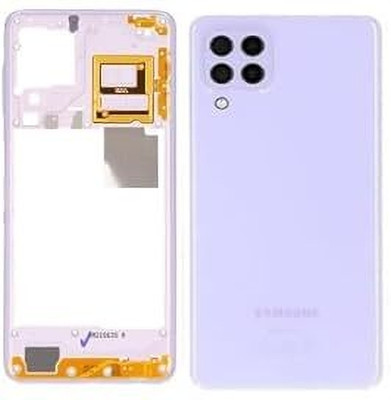 AAA Spares For Samsung galaxy A22 4G (with Midle Ring,Side Key, Camera Lens) Full Panel(Purple)
