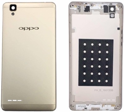 Sandreezz OPPO F1 (with Proper Logo) Back Panel(Gold)