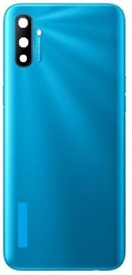 AAA Spares For Realme C3 Back Glass Back Panel(Blue)