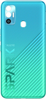 Flipkart SmartBuy Tecno Spark 7T ( with Original Brand LOGO ) Back Panel(Jewel Blue)
