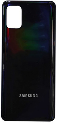 SPAREWARE Samsung Samsung Galaxy A31 : Black (WITH ALL BRAND LOGO) Back Panel(Black)