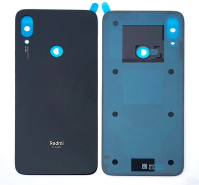 Sandreezz Xiaomi Redmi Note 7 (Glass) (Best Quality) (with Proper Logo) Back Panel(Black)