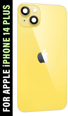 SUFO Apple iPhone 14 Plus With Camera Glass Back Panel(Yellow)