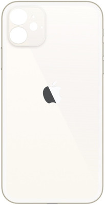 FLOUNDER APPLE IPHONE 12 WITH PROPER LOGO Back Panel(WHITE)