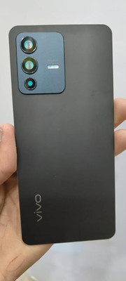 AceKing Vivo V23 5G BACK GLASS COMPATIBLE Back Panel(BLACK)