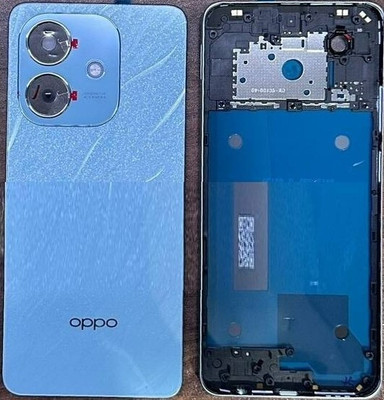 SRaccessories Oppo A3x 5G (Housing Body) (Side Keys with Middle Body) Full Panel(Ocean Blue)