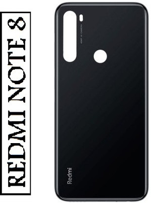 INSERVICE REDMI NOTE 8 (GLASS) Back Panel(Black)