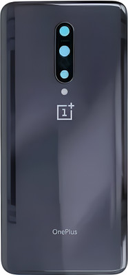 SRaccessories ONEPLUS 7 Pro Original (Glass) WITH CAMERA LENS Back Panel(Black)