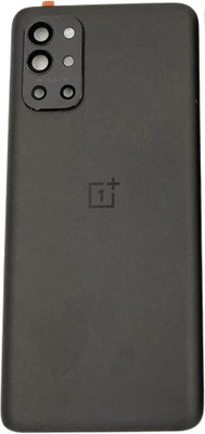 KezeMize OnePlus 9R (Glass)(Best Quality)(With Camera Lens)(With Proper Logo) Back Panel(Carbon Black)