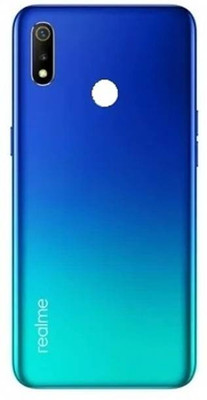 SRaccessories Realme 3 Back Panel(Blue)