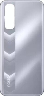 SRaccessories Realme Narzo 30 Back Panel(l (Silver))