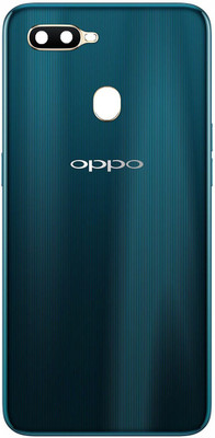 Sandreezz OPPO A7 (with Proper Logo) Back Panel(Blue)