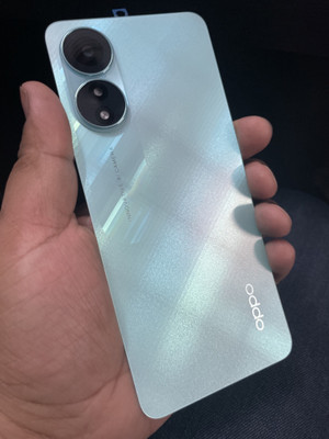 MAXOUT OPPO A78 4G (Aqua Green) with Camera Ring Glass Lens Back Panel(Aqua Green)