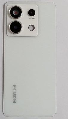 FixHub Mi Redmi Note 13 Pro 5G BACK GLASS COMPATIBLE Back Panel(WHITE)