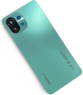 Flipkart SmartBuy Xiaomi Mi 11 Lite 5G ( With Camer Ring Glass Lens ) Back Panel(Mint Green)