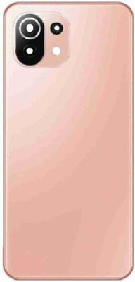 HNVIEW REDMI 11 LITE WITH CAMERA LENS COMAPTIBLE BACK GLASS PANEL Back Panel(PINK)