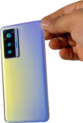 AL BAARI STORE Vivo X70 (model number PD2133F, V2133A) with camera lens attached Back Panel(White)