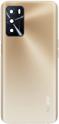 Sandreezz Oppo A16 with Proper Logo (With Middle Ring Camera Lens & Side Volume Power Buttons) Full Panel(Royal Gold)