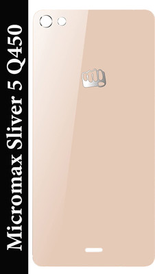 Unique4Ever Micromax Canvas Silver Q450 Glass Back Panel(Gold)