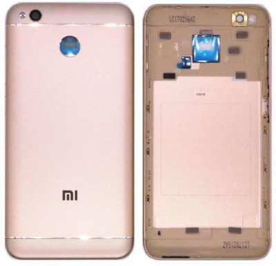 Sandreezz Xiaomi Redmi 4 (with Proper Logo) Back Panel(Gold)