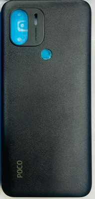 SRaccessories Xiaomi Poco C51 (With Side Volume & Power Buttons) Back Panel(Power Black)