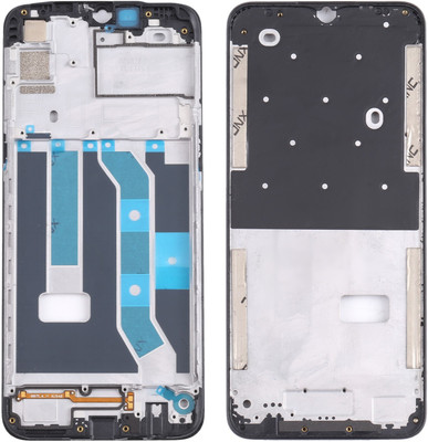 Unique4Ever Realme 6i Front Housing LCD Frame Bezel Plate ( RMX2002 ) Front Panel(Black)