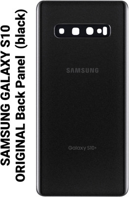 SeriousShoppers Sumsung galaxy S10 Plus Back Panel(Black)